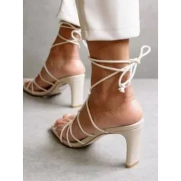 Alohas lace up sandals Size EU 39/US 8.5 - Picture 8 of 11